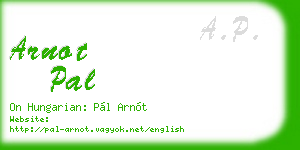 arnot pal business card